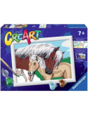 CREART 20075 18X13 COPPIA CAVALLI