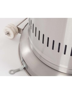 Scaldapatio Gas Cilinder in Acciaio Inox, design moderno, potenza 11kw, riscalda 10 mq, con cilindro in vetro, uso esterno