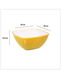 INSALATIERA 25CM GIALLO MOSTARDA su TreG Ingrosso
