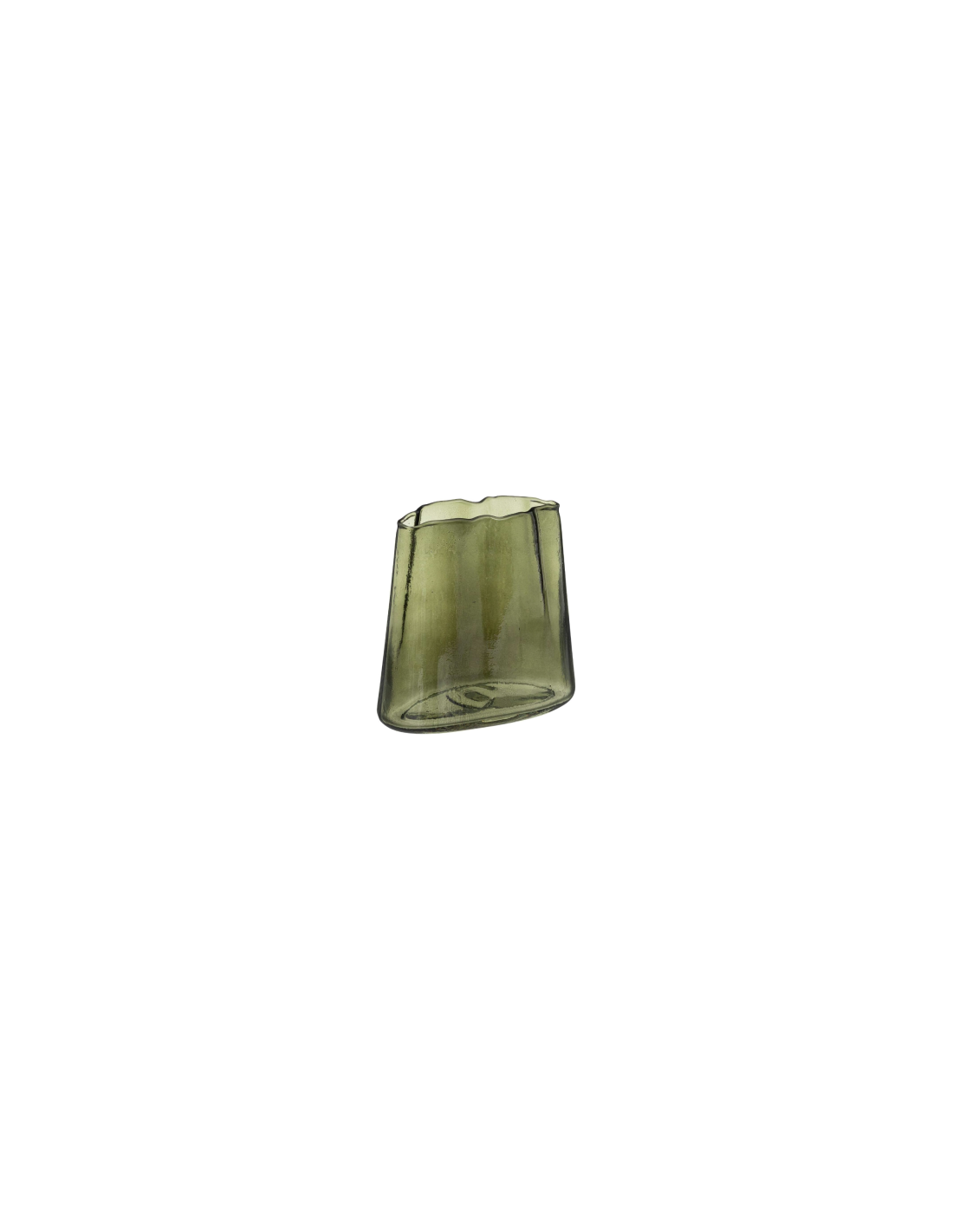 VASO 193754 JEMO VETRO 20X10X10CM VERDE