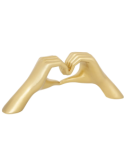 DECORAZIONE 203978 MANI 31X12CM RESINA DORATO