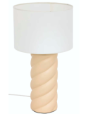 LAMPADA TAVOLO 202630 NOLY 24X44CM CERAMICA BEIGE