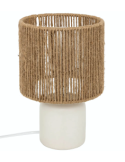 LAMPADA TAVOLO 202668 KOBY BIANCO 16X24CM CERAMICA/METALLO