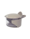 Formaggiera Jolly Tortora, contenitore polistirene,  elegante, compatta, diametro 8,5 cm