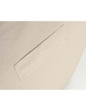Chaise Longue Gonfiabile Rihanna, beige, tessuto idrorepellente, UV resistente, sfoderabile, per esterni, giardino, terrazza