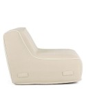 Chaise Longue Gonfiabile Rihanna, beige, tessuto idrorepellente, UV resistente, sfoderabile, per esterni, giardino, terrazza