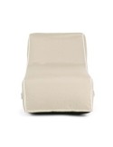 Chaise Longue Gonfiabile Rihanna, beige, tessuto idrorepellente, UV resistente, sfoderabile, per esterni, giardino, terrazza