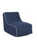 Chaise Longue Gonfiabile Rihanna, beige, tessuto idrorepellente, UV resistente, sfoderabile, per esterni, giardino, terrazza