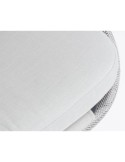 Poltrona Sospesa Pieghevole Algar con Struttura in Metallo e Cuscini Grigio, Relax Outdoor
