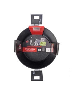 Casseruola Moneta Etnea 20 cm, Alluminio Forgiato, Antiaderente Effetto Pietra