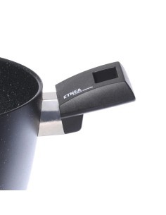 Casseruola Moneta Etnea 20 cm, Alluminio Forgiato, Antiaderente Effetto Pietra