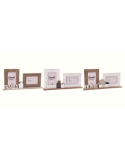 DECORAZIONE 110092 MDF ASSORTITO CON 2 PORTAFOTO