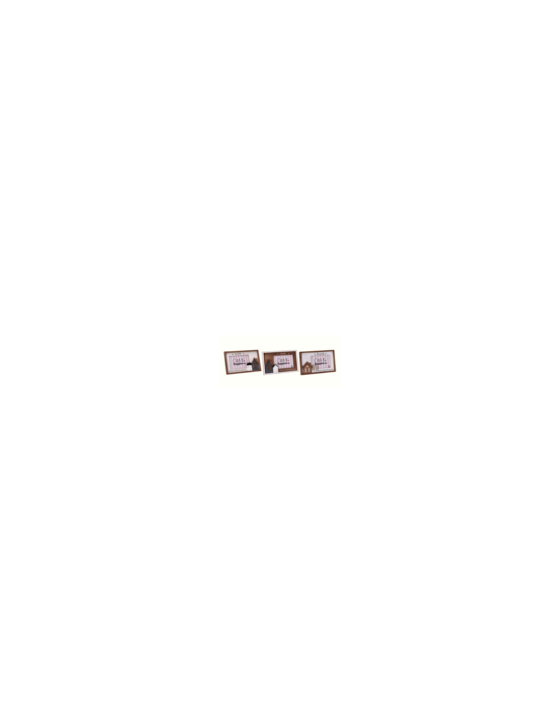 DECORAZIONE 110090 MDF ASSORTITO CON PORTAFOTO