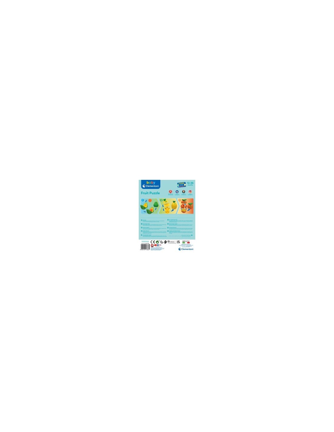 BABY 17686 FRUTTA COMPONI IMPARA su TreG Ingrosso