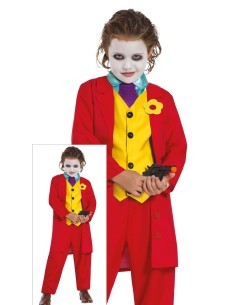 Mr Smile Costume Halloween, Taglia 10-12 anni, Costumi per Ragazzi