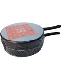 COSTANZA FORNETTO DA GAS DOPPIA PADELLA ANTIADERENTE D.28 CM ALLUFL...