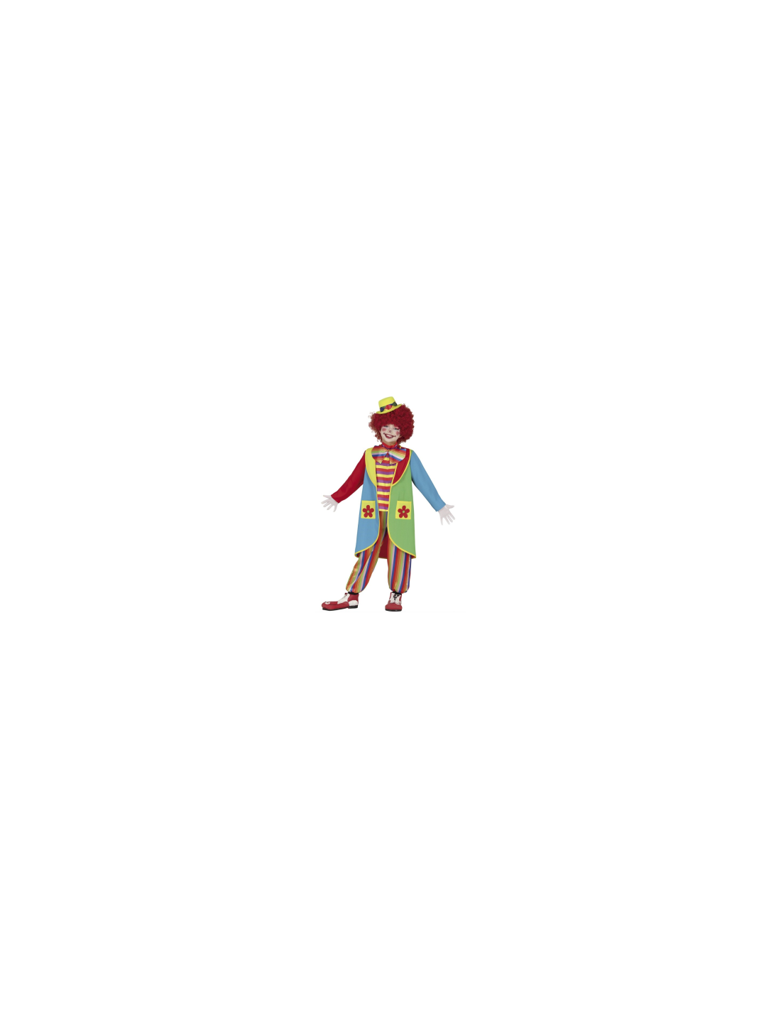 COSTUME 81048 FLOWY IL CLOWN 7/9 ANNI