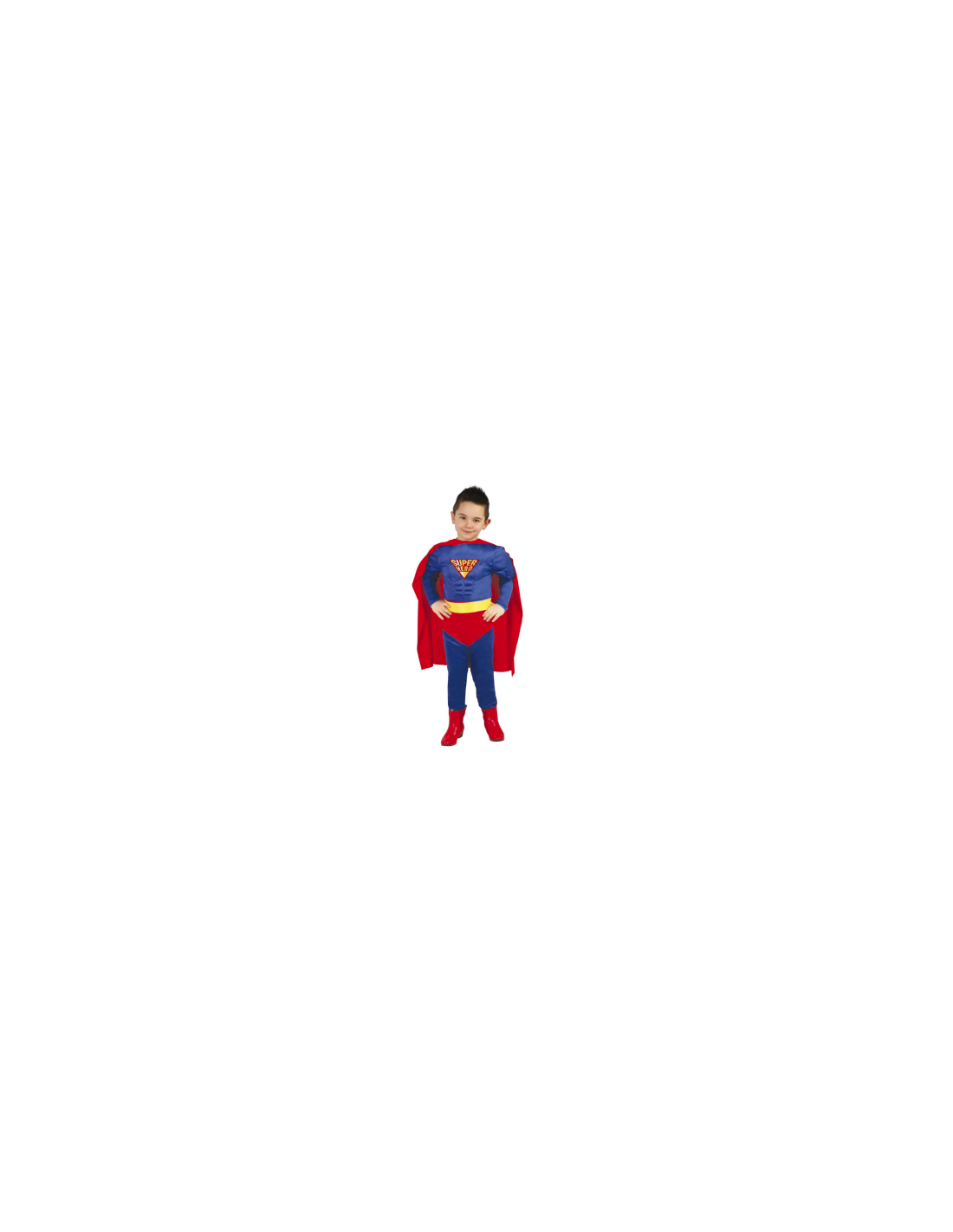 COSTUME 82670 EROE MUSCOLOSO 5/6 ANNI