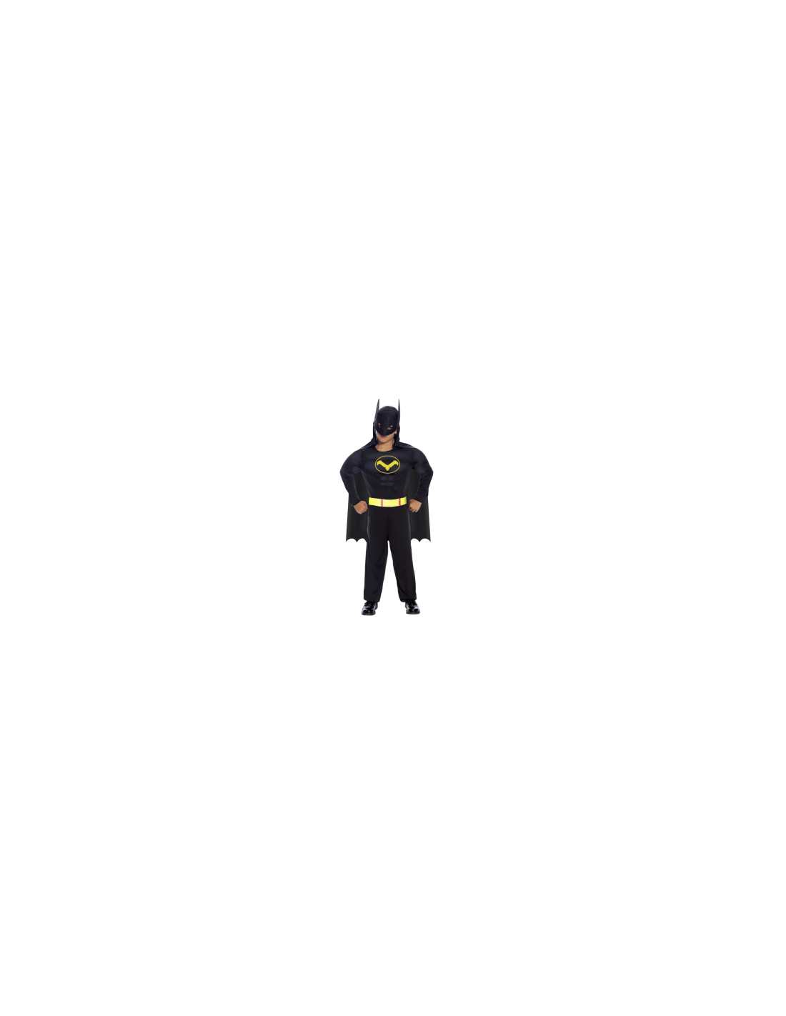 COSTUME 82710 EROE NERO 5/6 ANNI