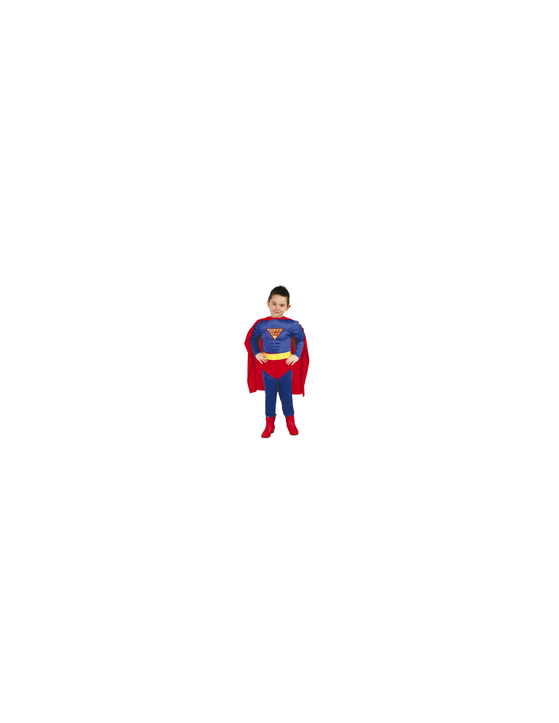 COSTUME 83165 EROE MUSCOLOSO 3/4 ANNI