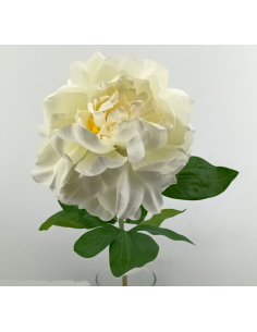 FIORE 40000001-10 PEONIA BIANCA 65CM