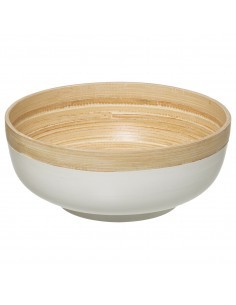 INSALATIERA BAMBOO 20CM BIANCO su TreG Ingrosso