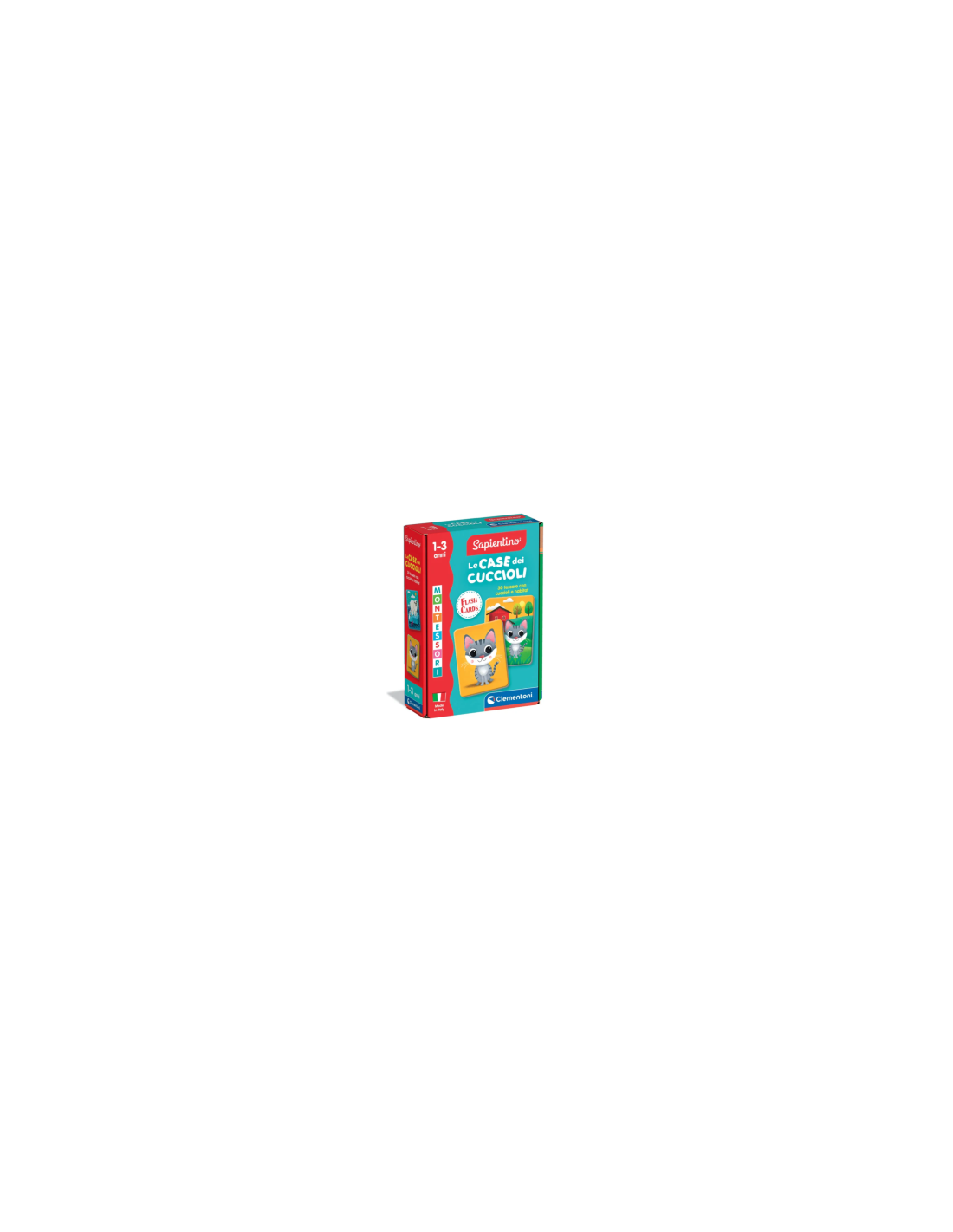 SAPIENTINO 16832 CASE DEI CUCCIOLI FLASHCARDS