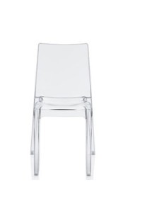 SEDIA CRISTAL LIGHT TRASPARENTE su TreG Ingrosso