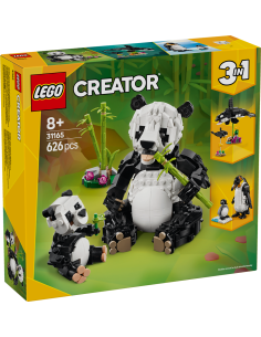 CREATOR 31165 ANIMALI SELVATICI:FAMIGLIA DI PANDA
