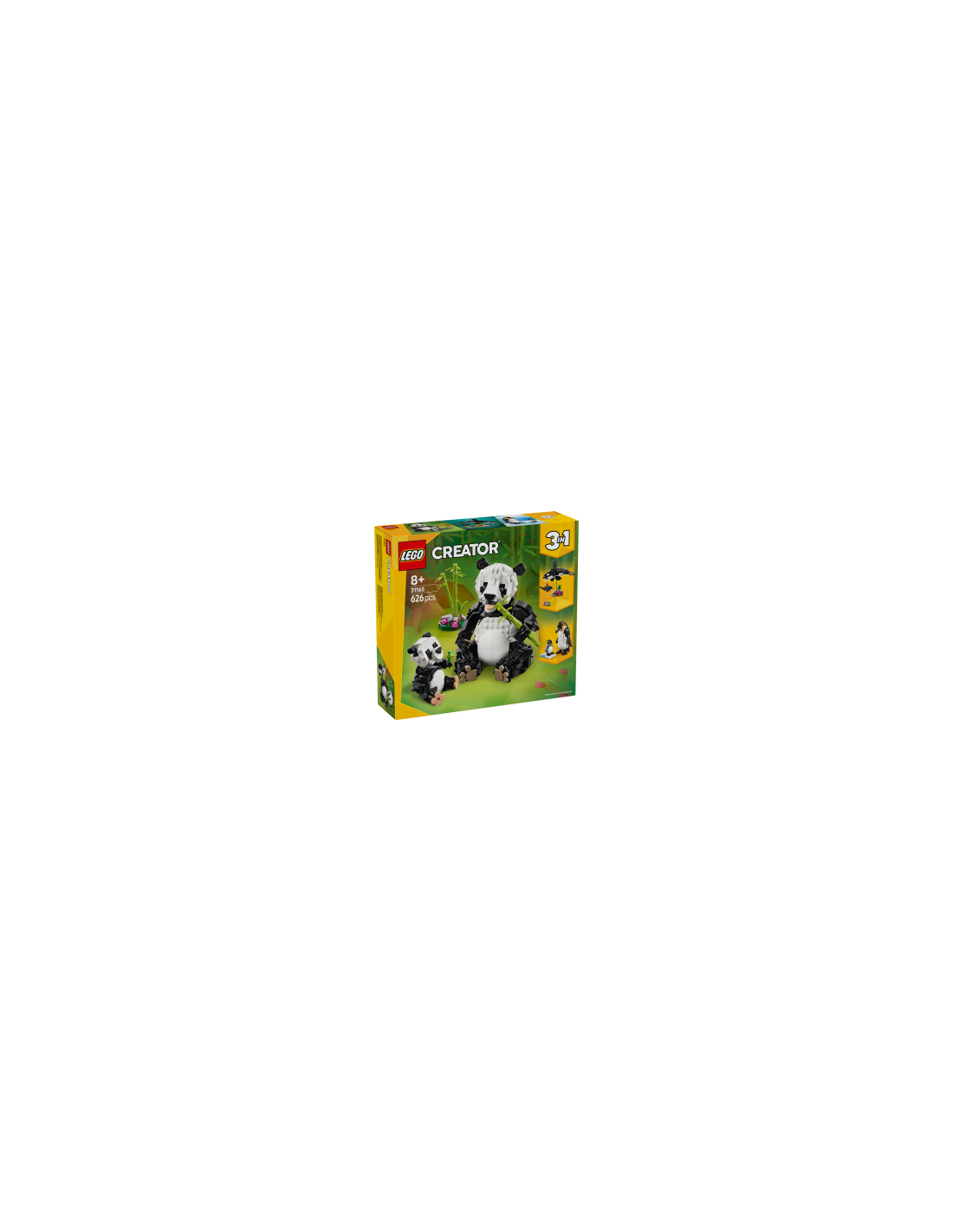 CREATOR 31165 ANIMALI SELVATICI:FAMIGLIA DI PANDA