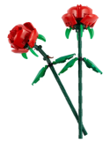 LEGO Creator Rose, Set di Fiori Finti da Costruire, Decorazione per Casa e Accessori per Bambini da 8 Anni 40460
