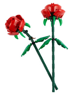 LEGO Creator Rose, Set di Fiori Finti da Costruire, Decorazione per Casa e Accessori per Bambini da 8 Anni 40460