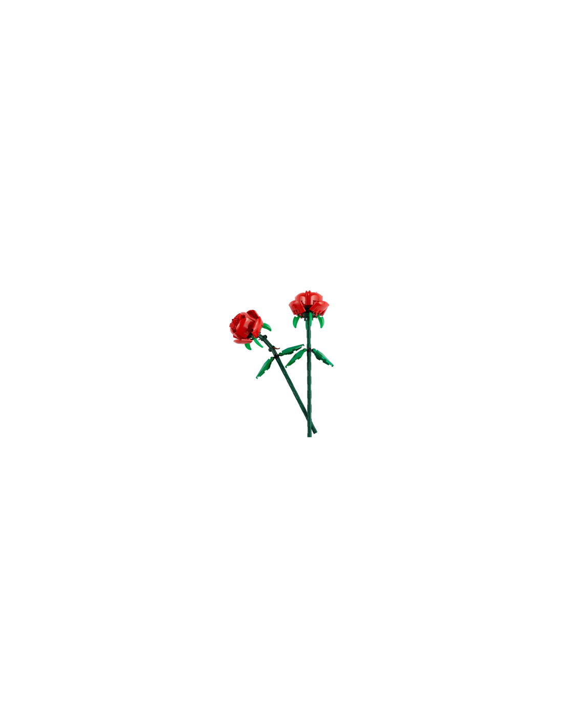 LEGO Creator Rose, Set di Fiori Finti da Costruire, Decorazione per Casa e Accessori per Bambini da 8 Anni 40460
