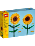 LEGO Creator Girasoli, Fiori Finti da Costruire, Decorazioni per Casa o Cameretta, Regalo Creativo per Bambini 40524