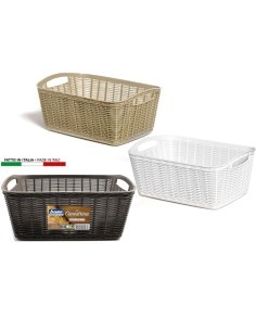 CESTINO 11225/6 CANESTRINA MAXI ASSORTITO 38X29X16CM
