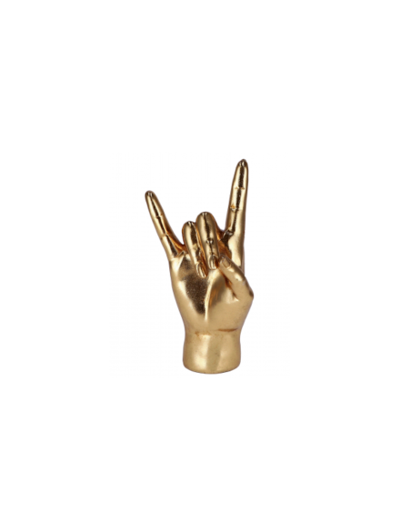 DECORAZIONE MANO 107595 ROCK RESINA 13X10X25CM