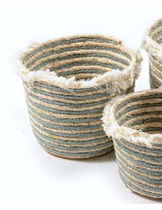CESTINO 04419 2 MIS CORDA 22X17CM