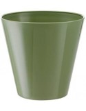 ESTORIL VASO 16CM VERDE OLIVA su TreG Ingrosso
