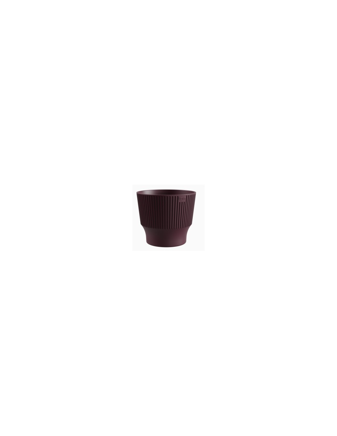 MINI VASO 15CM PLUM