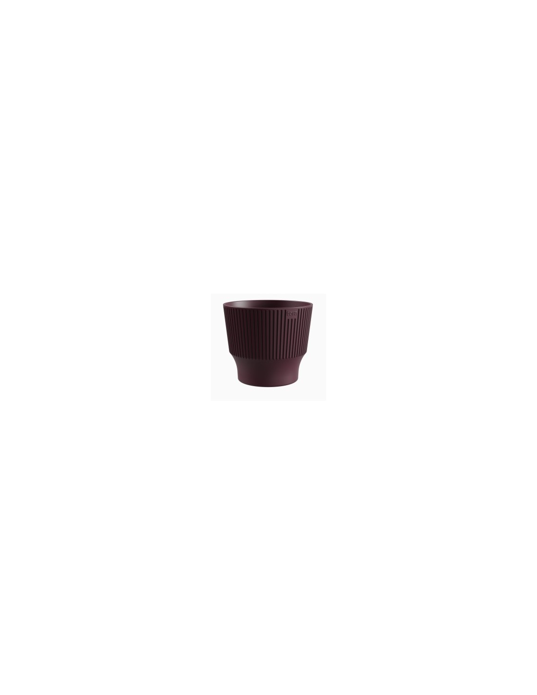 MINI VASO 20CM PLUM
