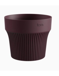 TINY VASO 12CM PLUM