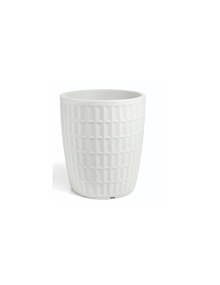TYLE VASO ROTONDO 60CM BIANCO su TreG Ingrosso