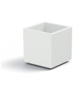 MATHERIA VASO CUBO 40CM BIANCO su TreG Ingrosso