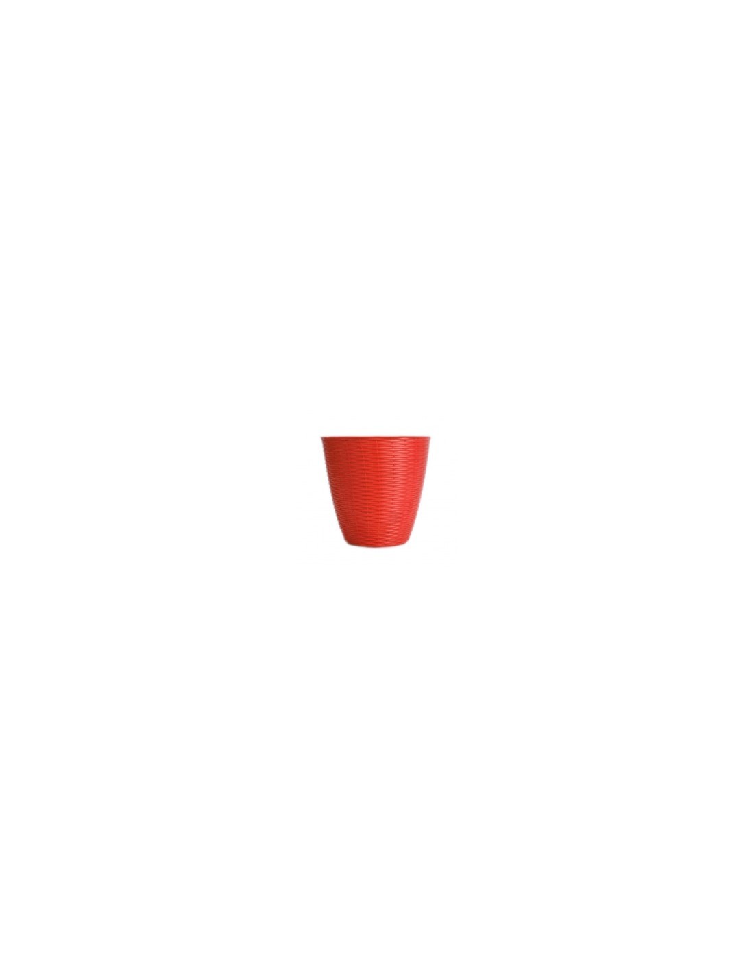 PORTAVASO PAGLIA D 29 X H 27 CM ROSSO su TreG Ingrosso
