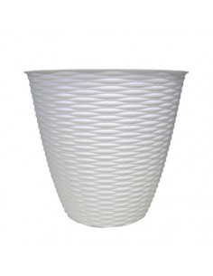 PORTAVASO PAGLIA D 29 X H 27 CM PANNA su TreG Ingrosso