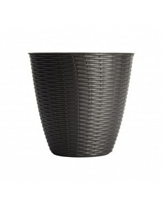 PORTAVASO PAGLIA D 14 X H 13 CM ANTRACITE su TreG Ingrosso