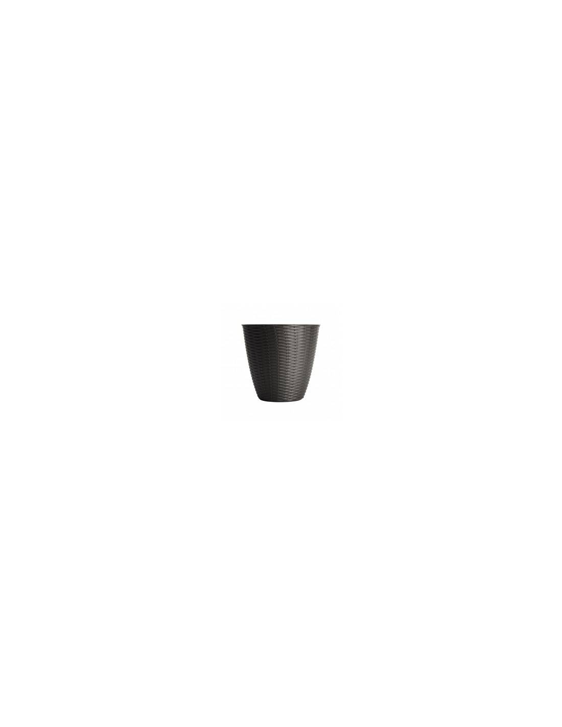 PORTAVASO PAGLIA D 14 X H 13 CM ANTRACITE su TreG Ingrosso