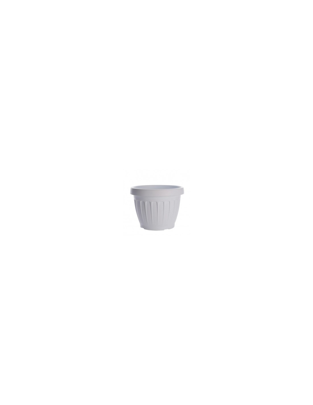 VASO TERRA D 35 CM BIANCO su TreG Ingrosso
