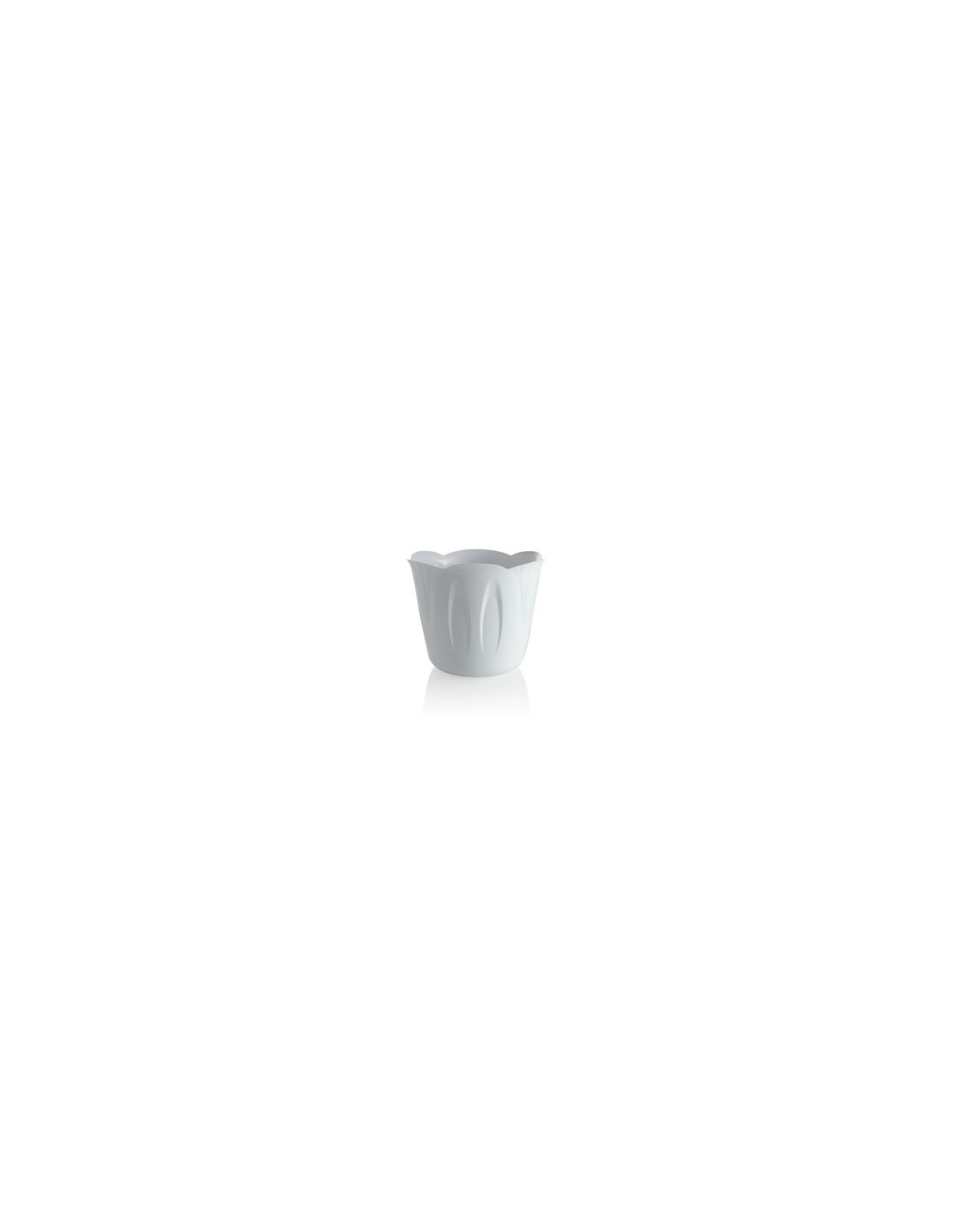 PORTAVASO MIMOSA D 15 CM BIANCO su TreG Ingrosso