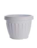 VASO TERRA D 30 CM BIANCO su TreG Ingrosso